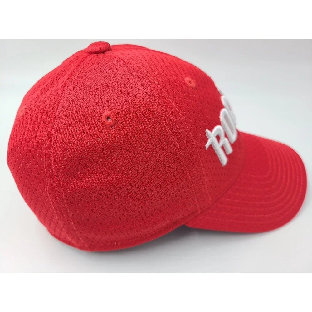 Houston Rockets‎ Adidas Flex Fitted S-M Hat Cap Dad Men Women NBA Basketball Red